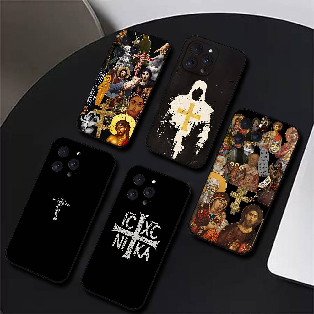 Phone Cases Jesus - Orthodox Cross Icon Church Phone Case
