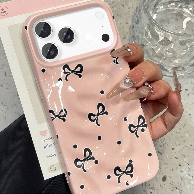 Phone Cases Girls - Lovely Korean Bow Candy Color Phone