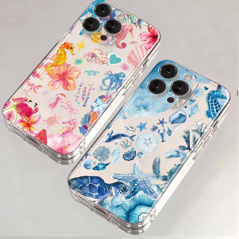 Phone Cases Samsung S25 Ultra - Summer Cartoon Turtle Pattern Phone Case