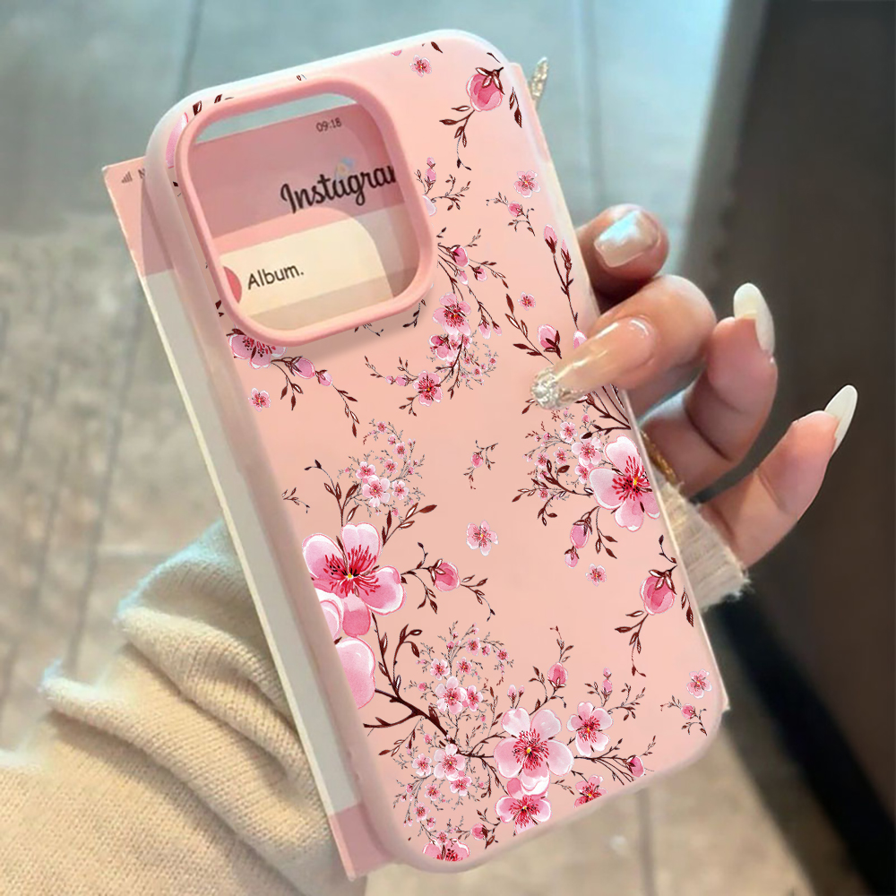 Phone Cases Pink - Pink Sakura Flower Pattern Phone Case