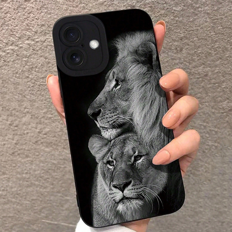 Phone Cases Iphone 17 Pro - Detailed and Perforated Colorful Lion Print