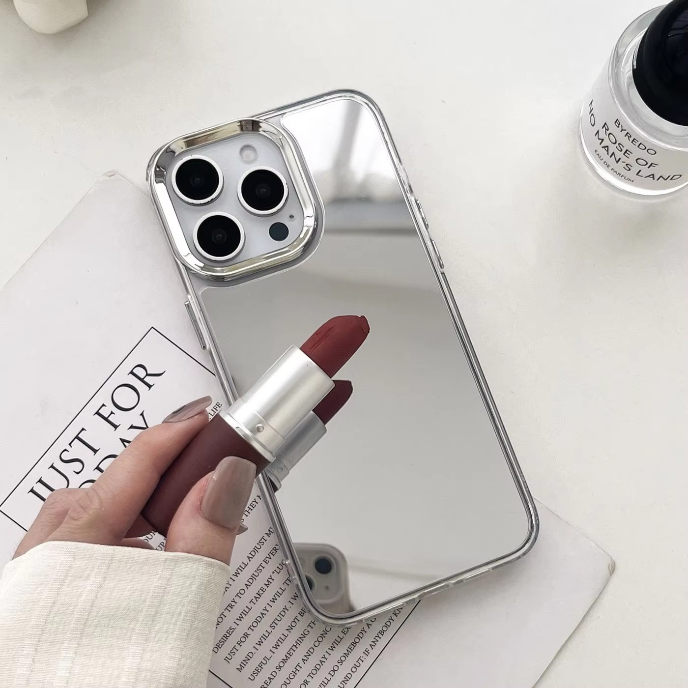 Phone Cases You Can Design - Fashion Make UP Mirror Phone Case