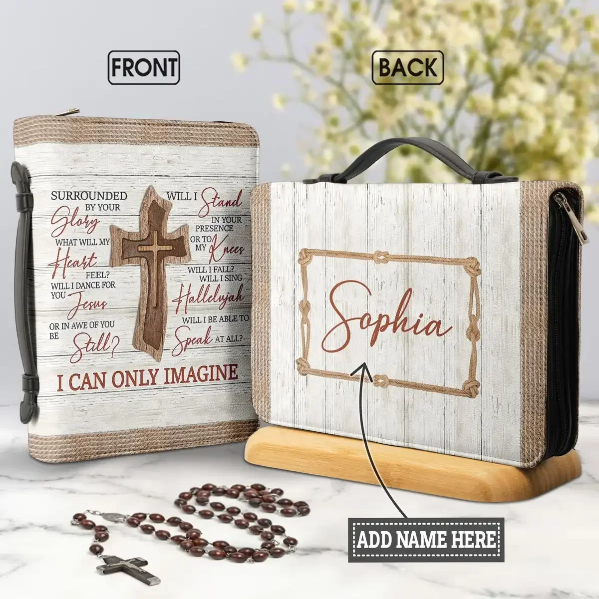 Phone Cases You Can Design - Faith I Can Only Imagine Wooden