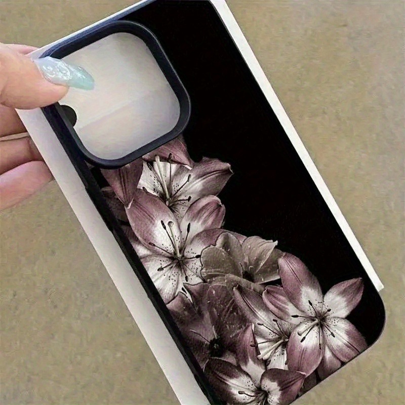 Phone Cases You Can Design - 1 Piece of Dark Purple Lily