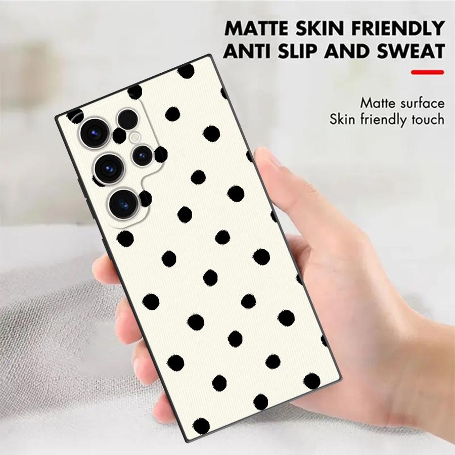 Retro Polka Dots Funda Phone C - đánh giá và giá Phone Cases Samsung S25 Ultra