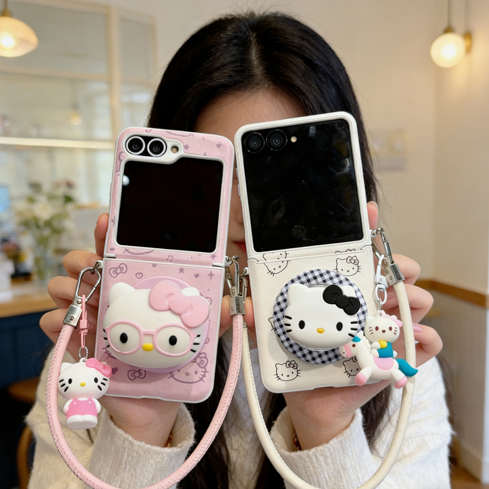Sanrio Hello Kitty Magnetic Gr - đánh giá và giá Flip Leather Case