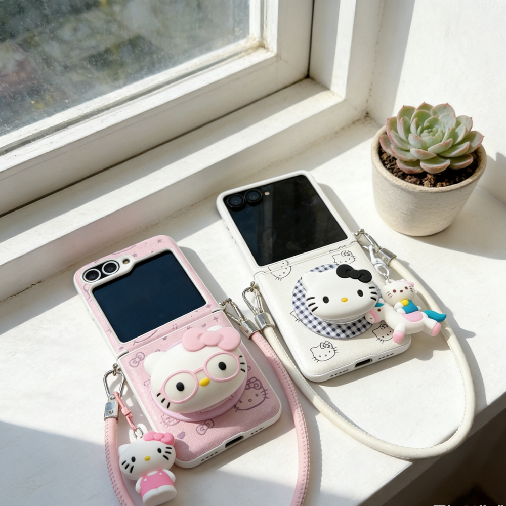 Sanrio Hello Kitty Magnetic Gr - đánh giá và giá Flip Leather Case