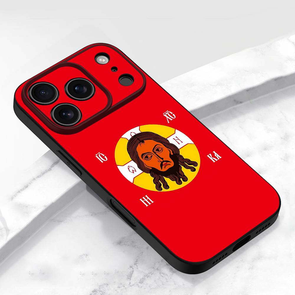 Russia Jesus Flag Christ Relig - đánh giá và giá Phone Cases Jesus