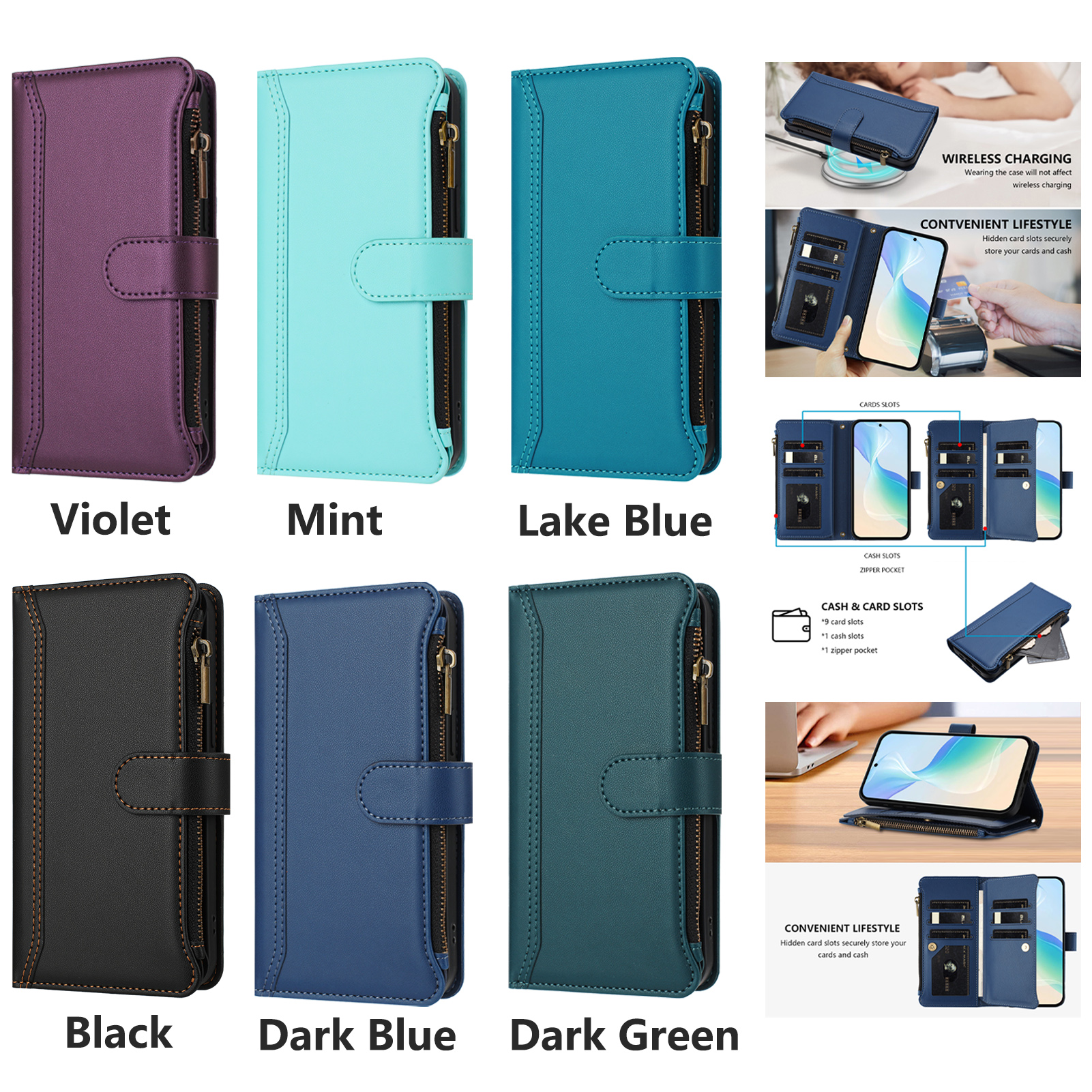 PU Leather Crossbody Flip Wall - đánh giá và giá Flip Leather Case