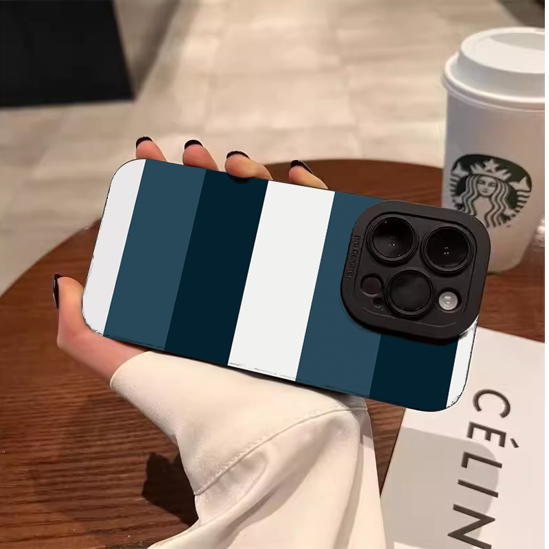 Blue White Striped Pattern Pho - đánh giá và giá Phone Cases Samsung S25 Ultra