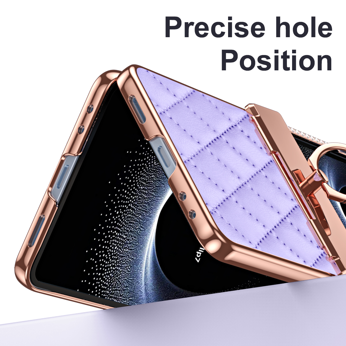 Luxury Flash Diamond Plain Lea - đánh giá và giá Flip Leather Case