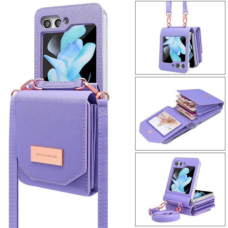 Vietao Crossbody Lanyard Mobil - đánh giá và giá Flip Leather Case