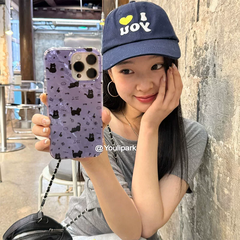 Ins Cute Girl Flower Purple Fu - đánh giá và giá Phone Cases Girls