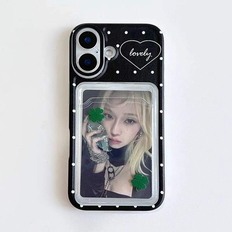 Korean ins Cute Polka Dot Cart - đánh giá và giá Phone Cases Korean