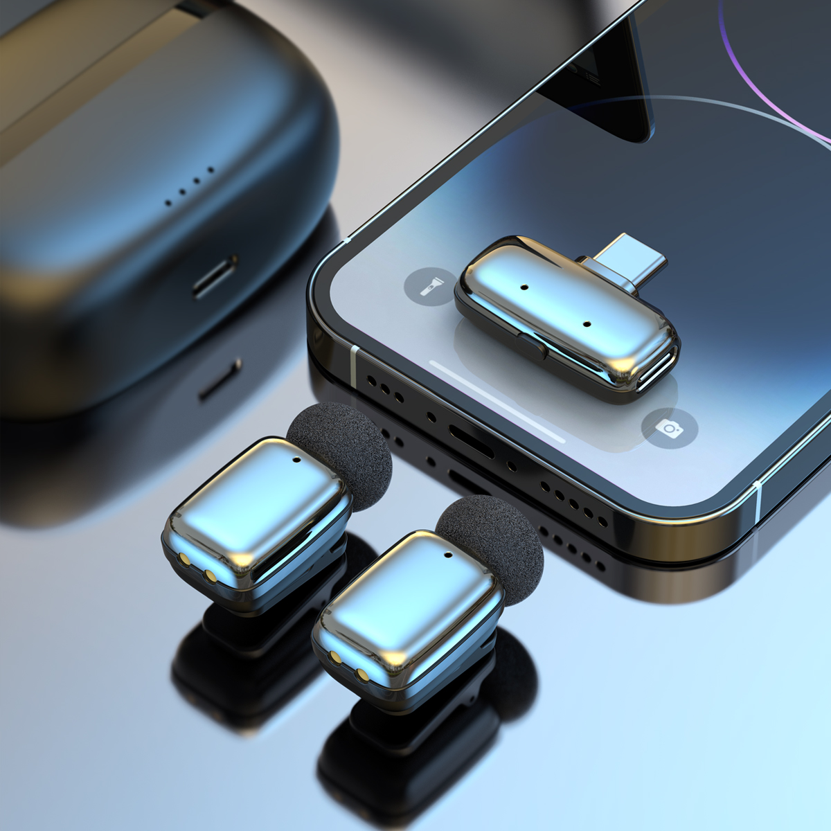 Wireless Lavalier Microphone S - đánh giá và giá Phone Cases Video