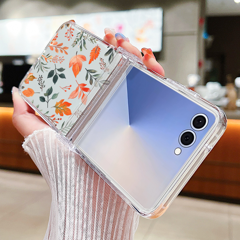 Autumn Maple Leaf Pattern Phon - đánh giá và giá Phone Cases Z Flip 5