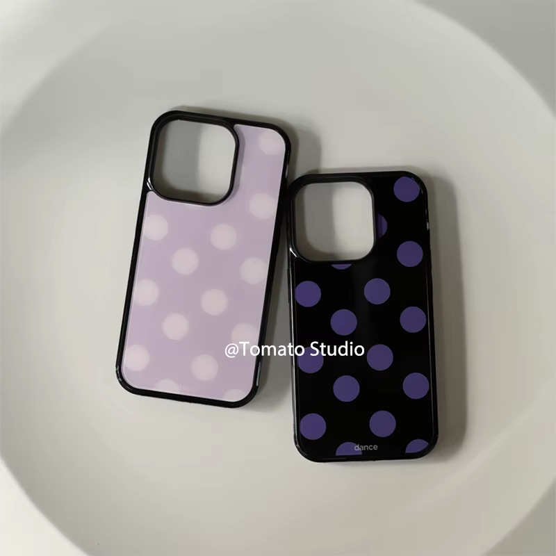 Korean Ins Fashion Purple Polk - đánh giá và giá Phone Cases Korean