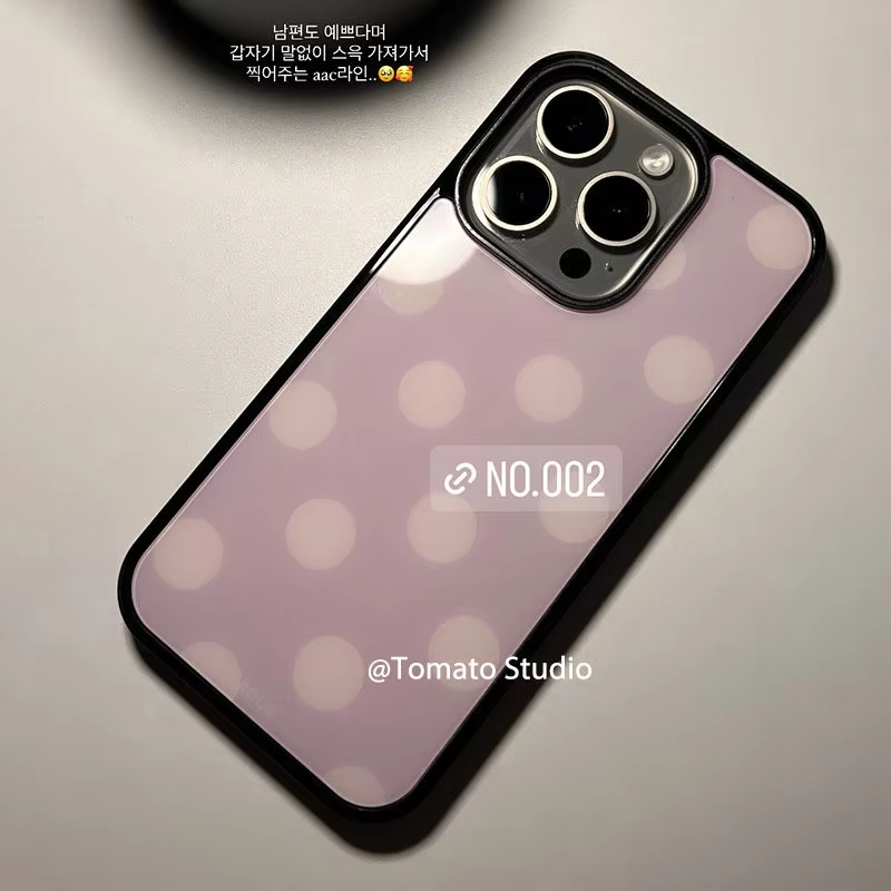 Korean Ins Fashion Purple Polk - đánh giá và giá Phone Cases Korean