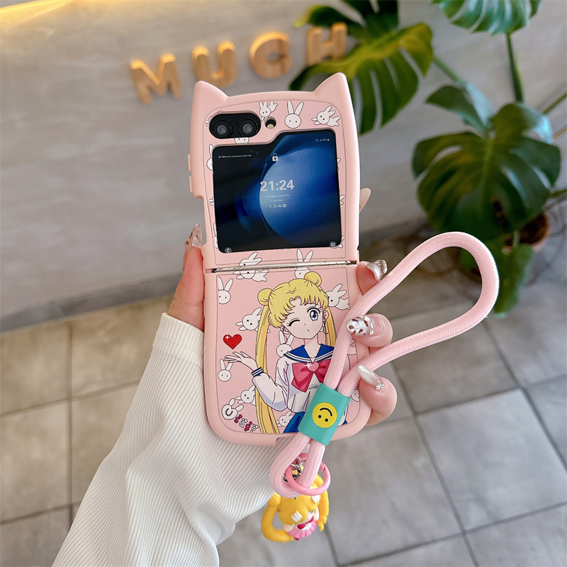 Cute Cartoon Japan Anime Sailo - đánh giá và giá Phone Cases Z Flip 5