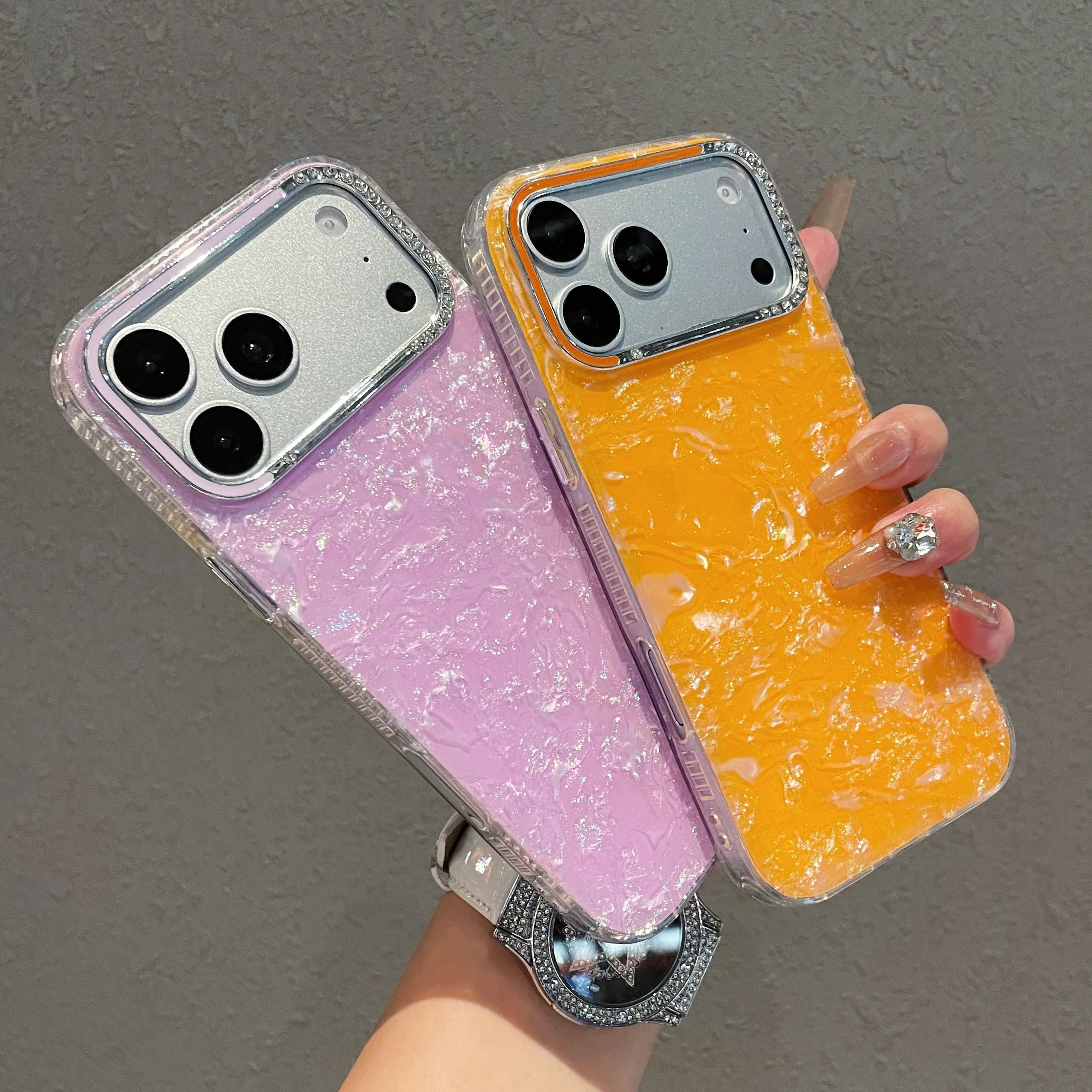 Rhinestone Lens Frame Shell Pa - đánh giá và giá Phone Cases That Cover The Camera