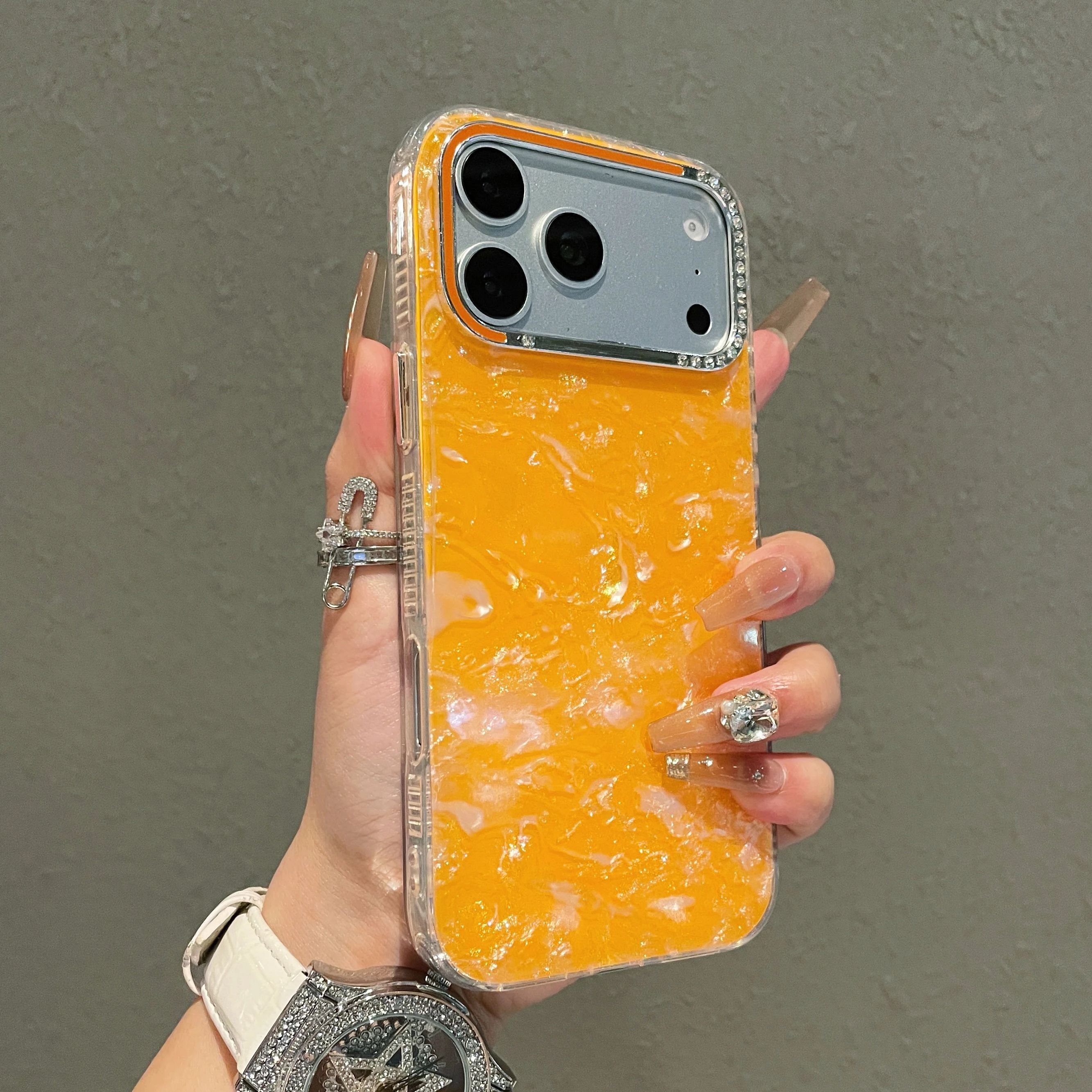 Rhinestone Lens Frame Shell Pa - đánh giá và giá Phone Cases That Cover The Camera