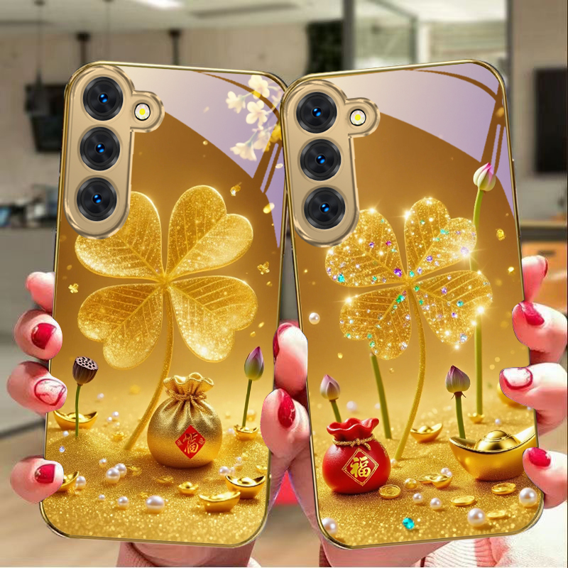 A huge golden clover For Samsu - đánh giá và giá Phone Cases Samsung S25 Ultra