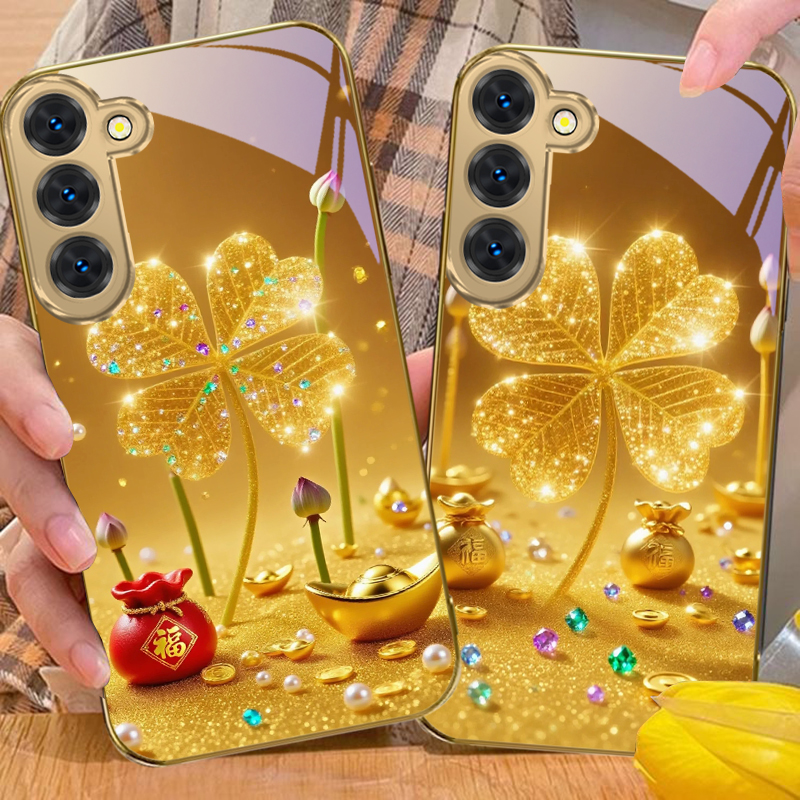 A huge golden clover For Samsu - đánh giá và giá Phone Cases Samsung S25 Ultra