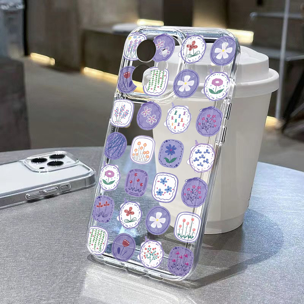 Flowers Clear Phone Case For S - đánh giá và giá Phone Cases Samsung A14