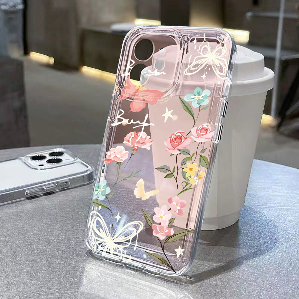 Flowers Clear Phone Case For S - đánh giá và giá Phone Cases Samsung A14