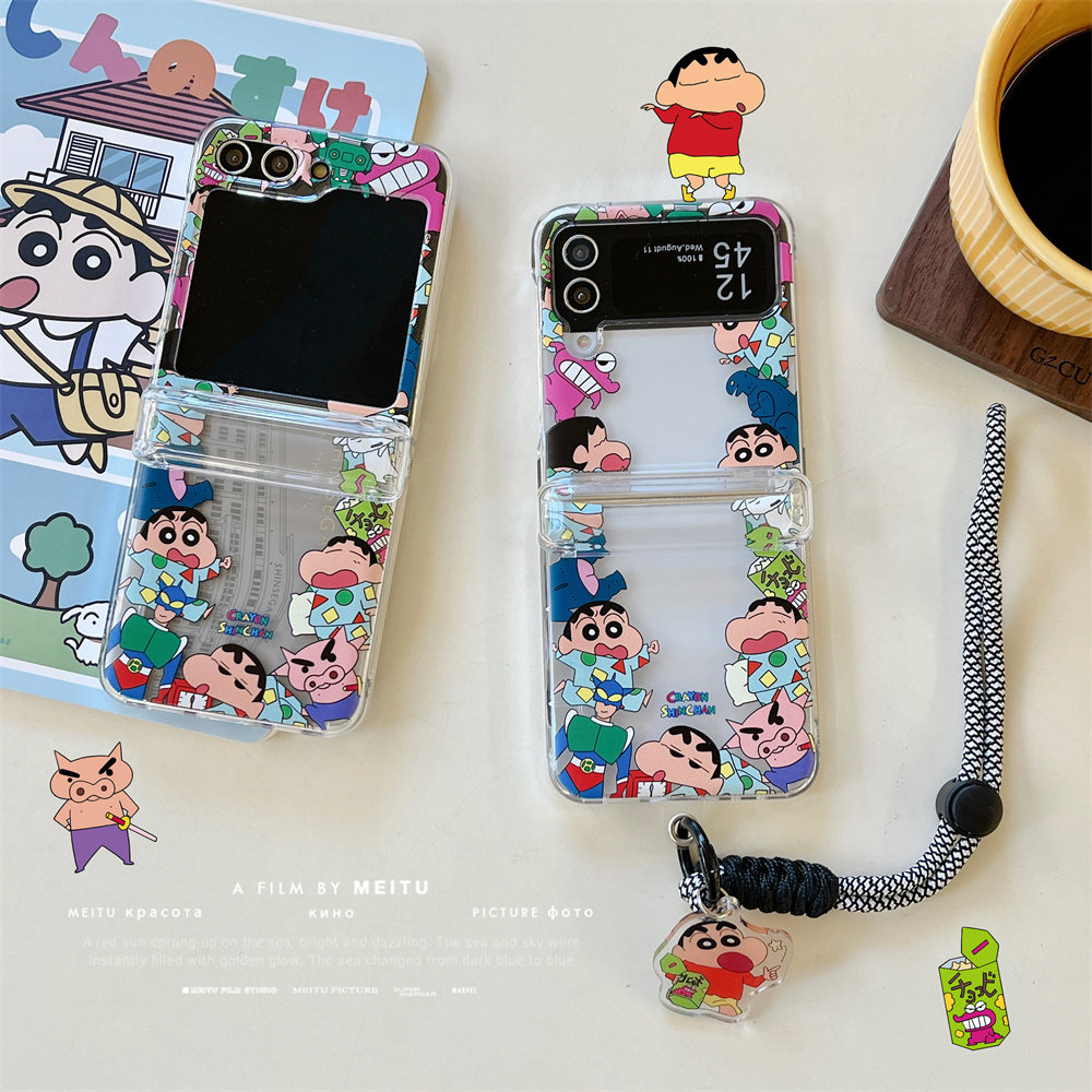 Cute Cartoon Japan Anime Crayo - đánh giá và giá Phone Cases Z Flip 5