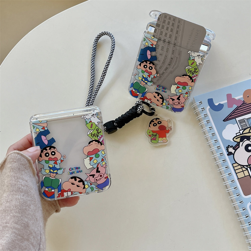 Cute Cartoon Japan Anime Crayo - đánh giá và giá Phone Cases Z Flip 5