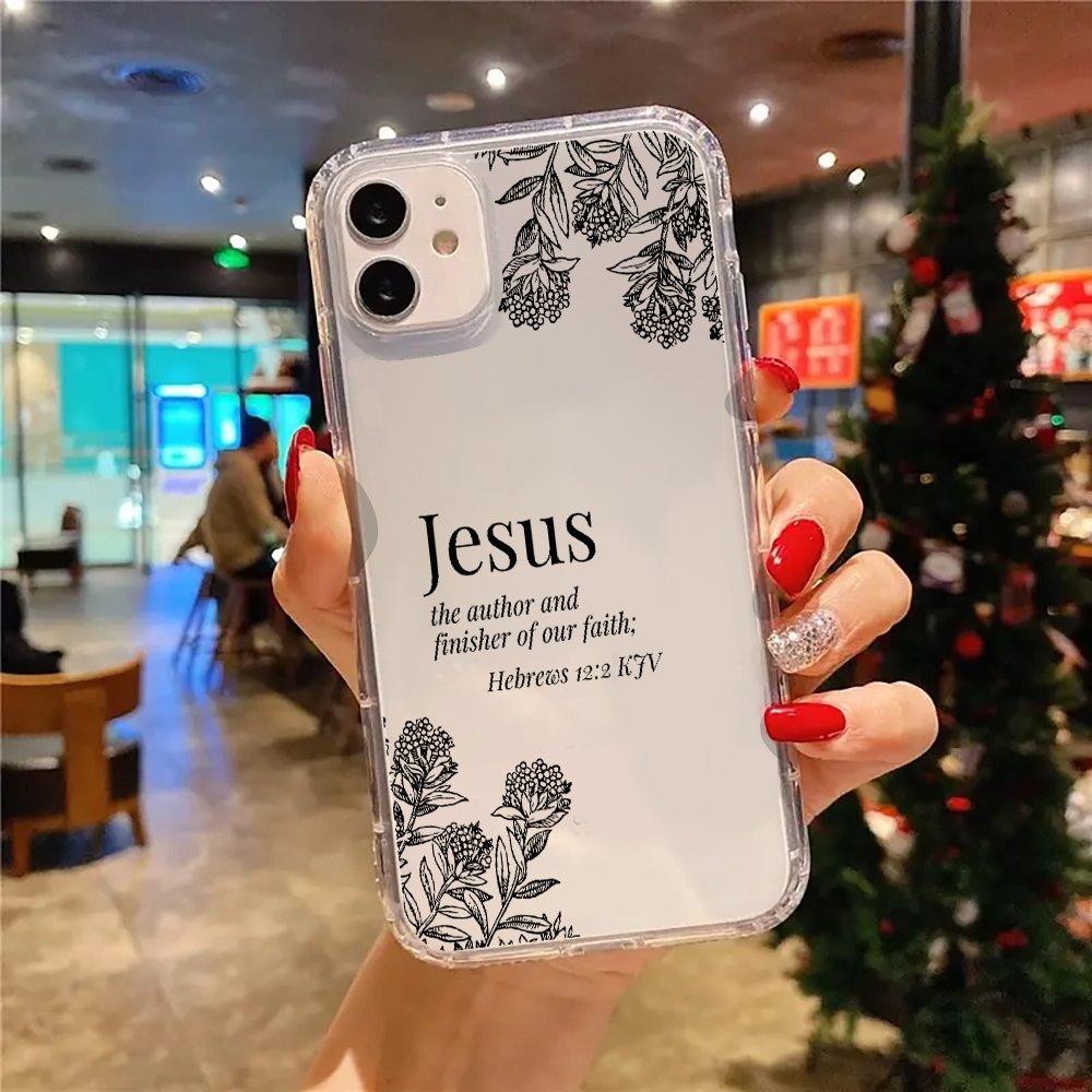 Jesus Bible Verse Floral Patte - đánh giá và giá Phone Cases Jesus