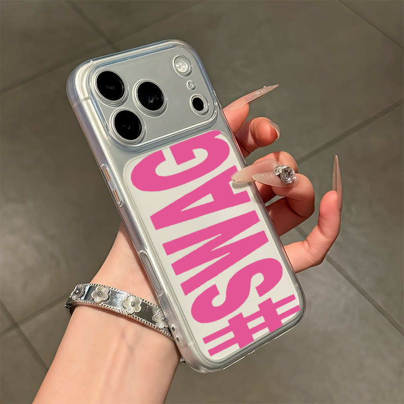 Hot Pink Black SWAG Letter Cle - đánh giá và giá Phone Cases Pink