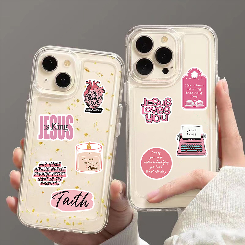50/100PCS Pink Bible Jesus Gra - đánh giá và giá Phone Cases Jesus