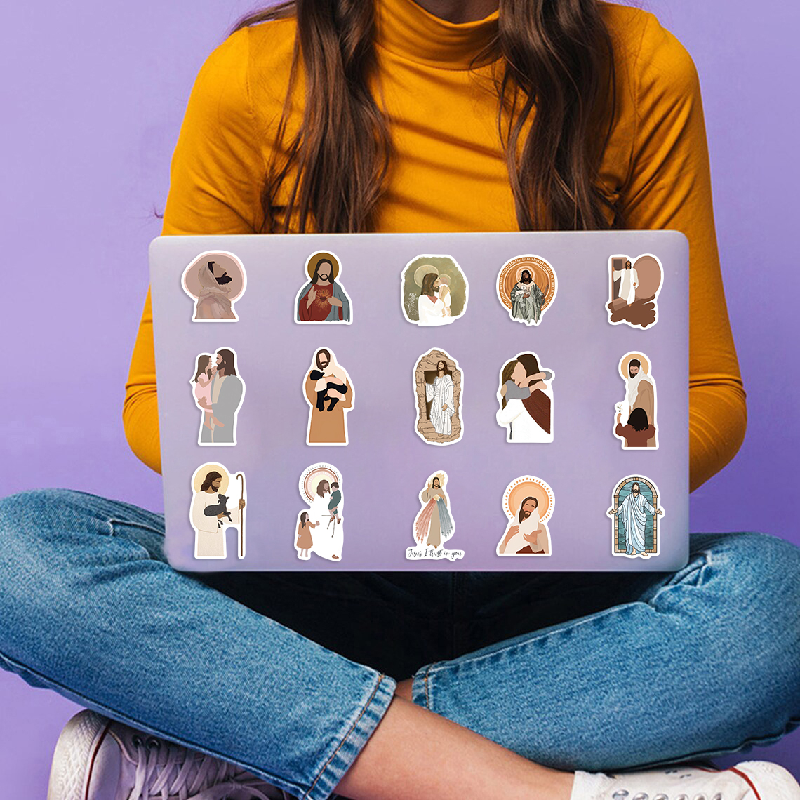 52PCS Jesus Stickers Aesthetic - đánh giá và giá Phone Cases Jesus