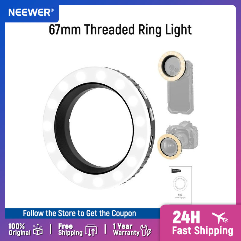 NEEWER Basics 67mm Threaded Ri - đánh giá và giá Phone Cases Video