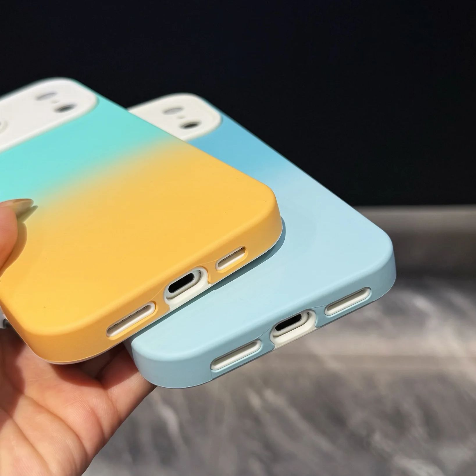 Gradient Color Matte Camera Pr - đánh giá và giá Phone Cases That Cover The Camera