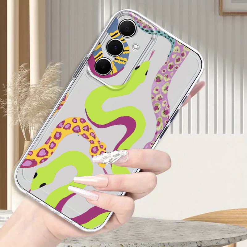 Colorful Gluttonous Snake For  - đánh giá và giá Phone Cases Samsung A14