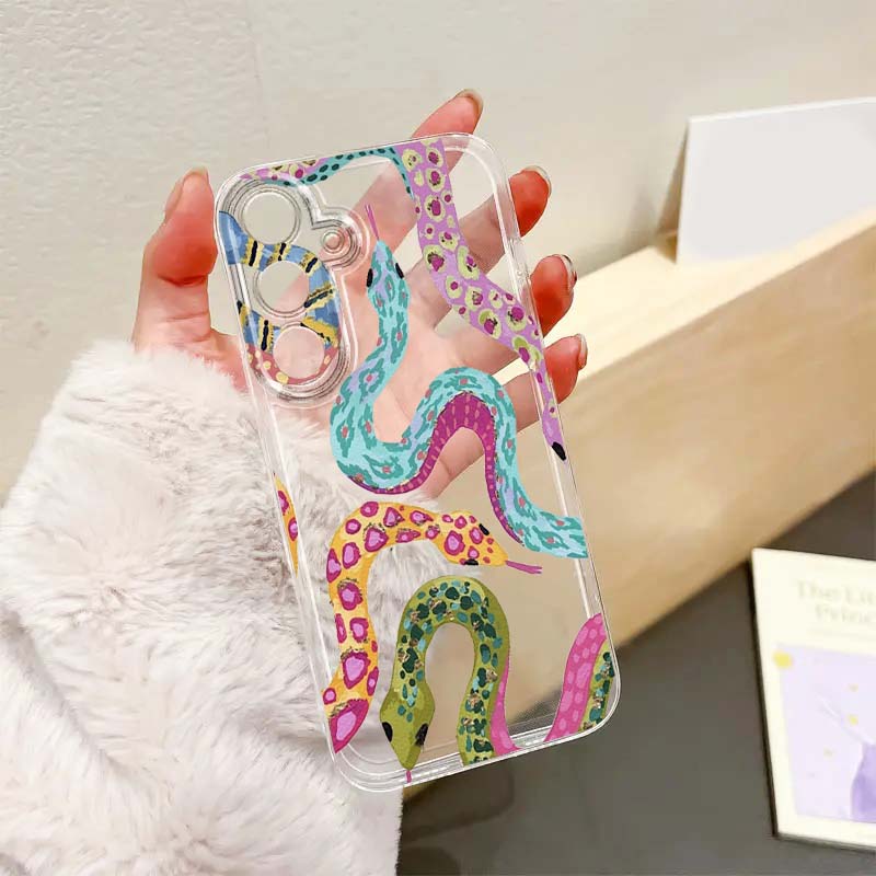 Colorful Gluttonous Snake For  - đánh giá và giá Phone Cases Samsung A14