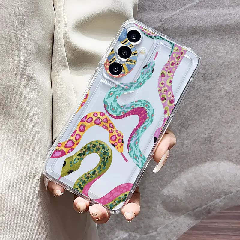 Colorful Gluttonous Snake For  - đánh giá và giá Phone Cases Samsung A14
