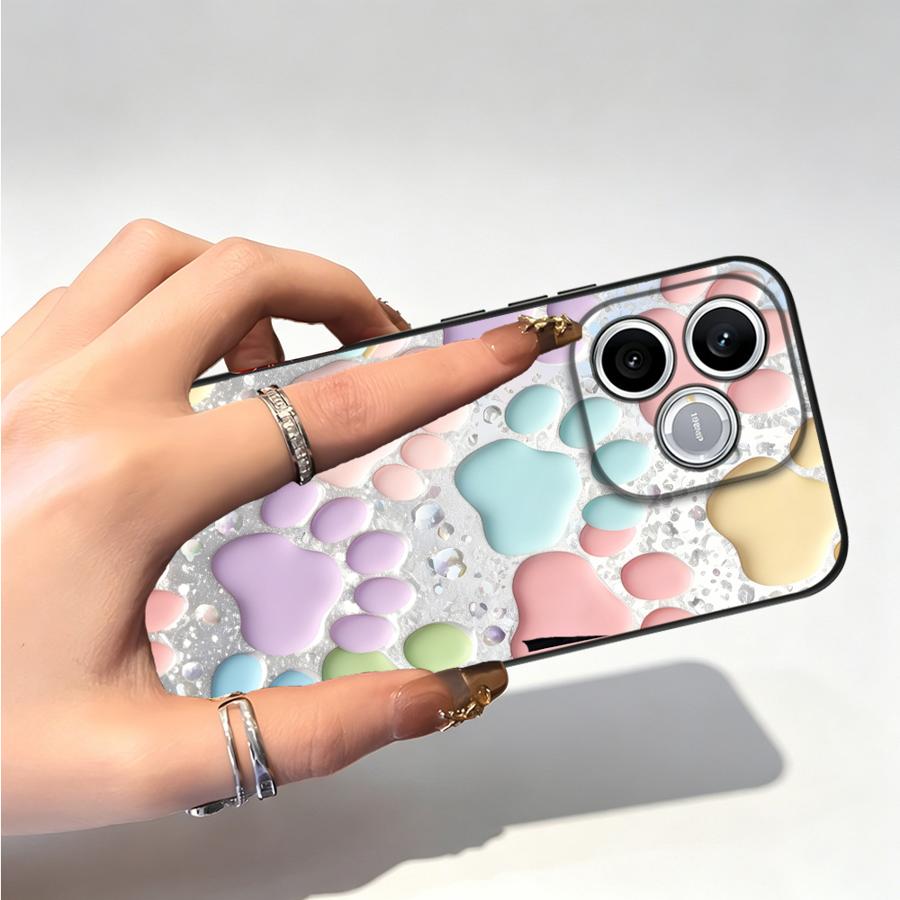 Orange Rose Paw Print Funda Ph - đánh giá và giá Phone Cases Orange