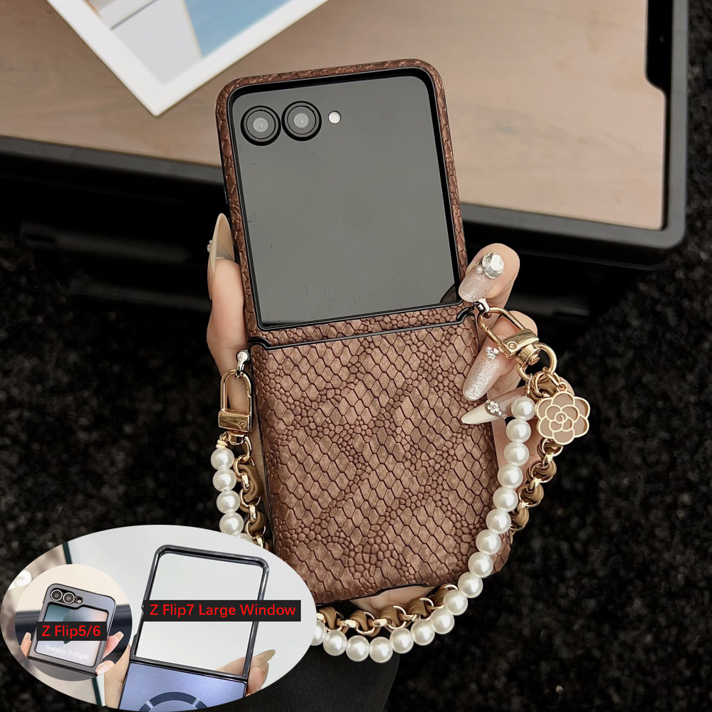 Luxurious Snake Texture Leathe - đánh giá và giá Flip Leather Case