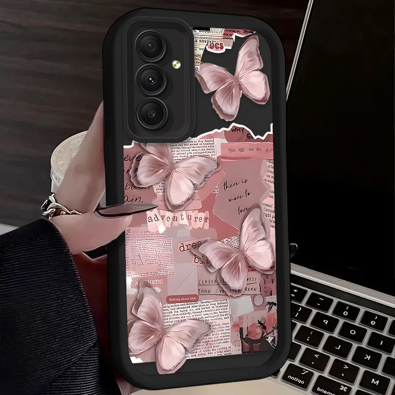 Pink Butterfly Aesthetic Case  - đánh giá và giá Phone Cases Samsung A14