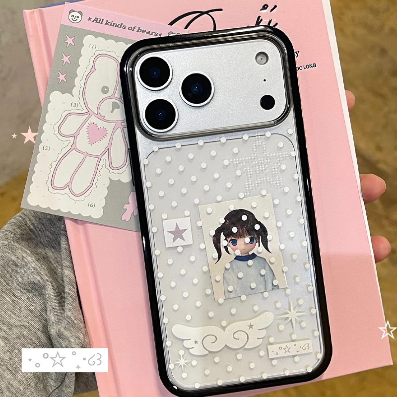 Ins Korean Girl Polka Dots Win - đánh giá và giá Phone Cases Girls