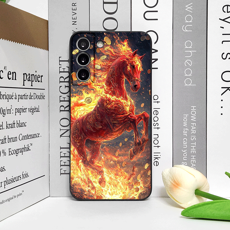 Fashion Chinese-Style Red Hors - đánh giá và giá Phone Cases Samsung A14