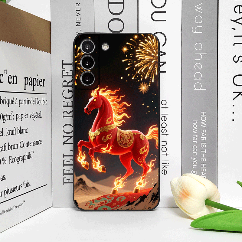 Fashion Chinese-Style Red Hors - đánh giá và giá Phone Cases Samsung A14
