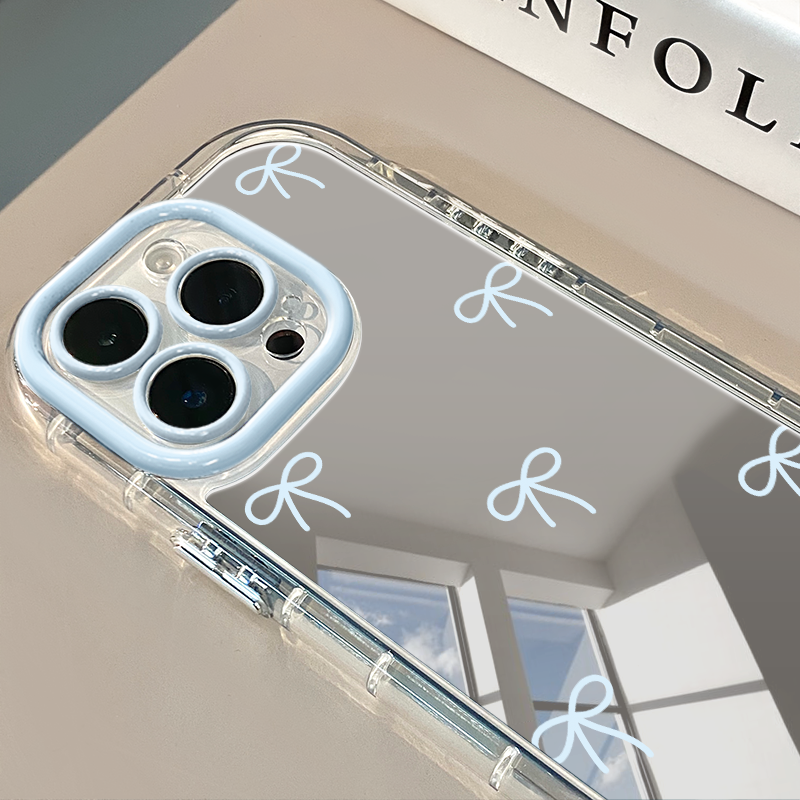 INS Korean Simple Blue Pink Bo - đánh giá và giá Phone Cases Girls