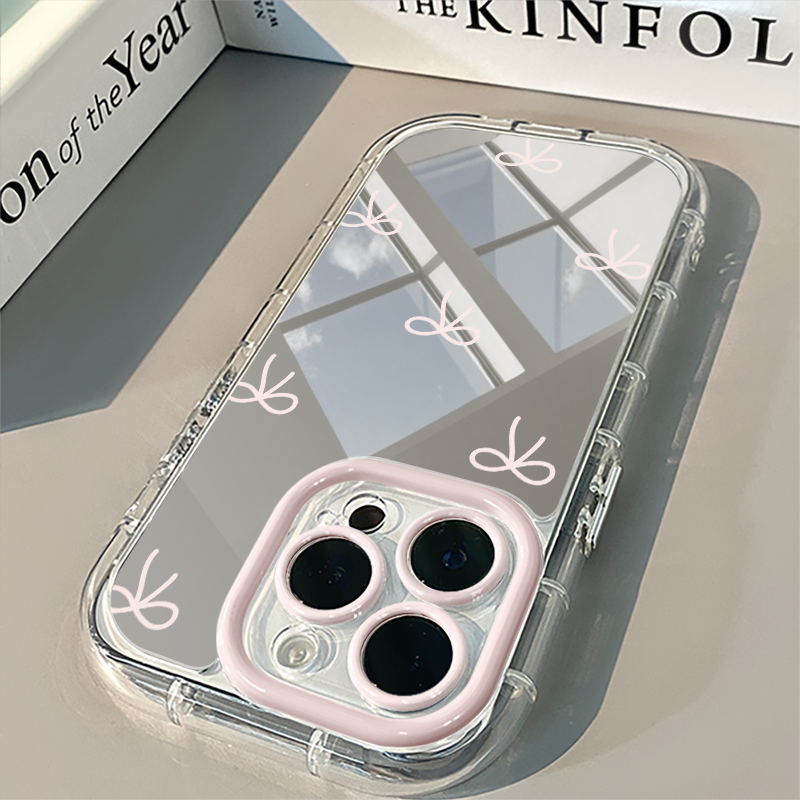 INS Korean Simple Blue Pink Bo - đánh giá và giá Phone Cases Girls