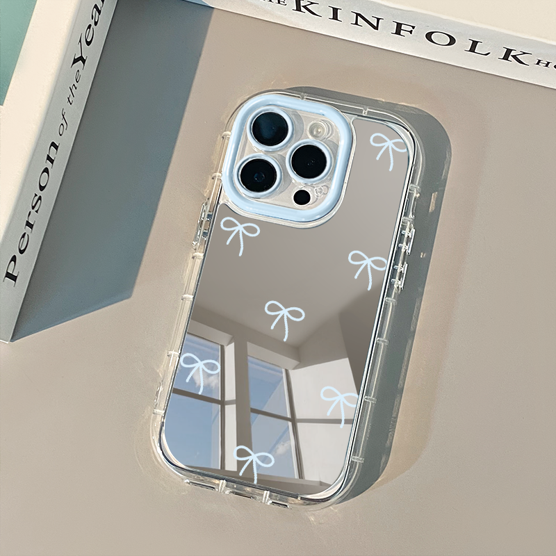 INS Korean Simple Blue Pink Bo - đánh giá và giá Phone Cases Girls