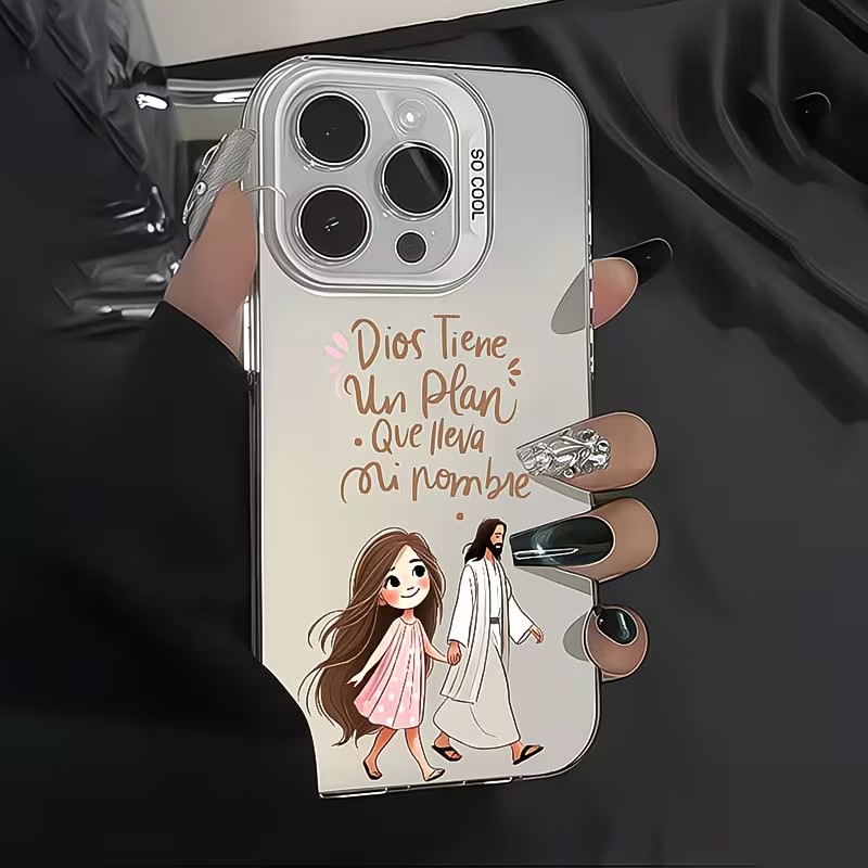 Cute Girl Walking With God Mat - đánh giá và giá Phone Cases Girls